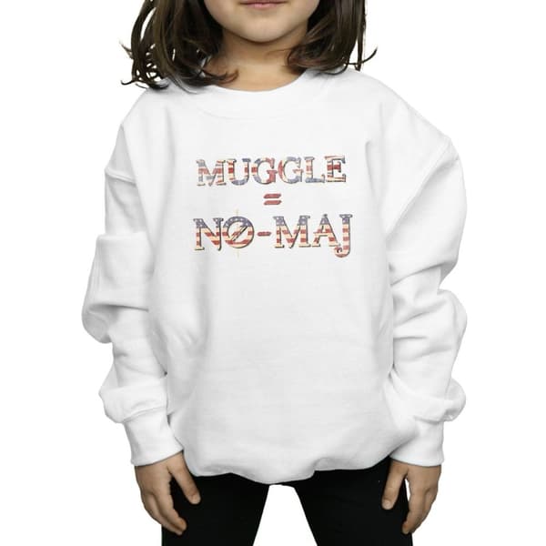 Fantastic Beasts Girls No Muggle No Maj Sweatshirt