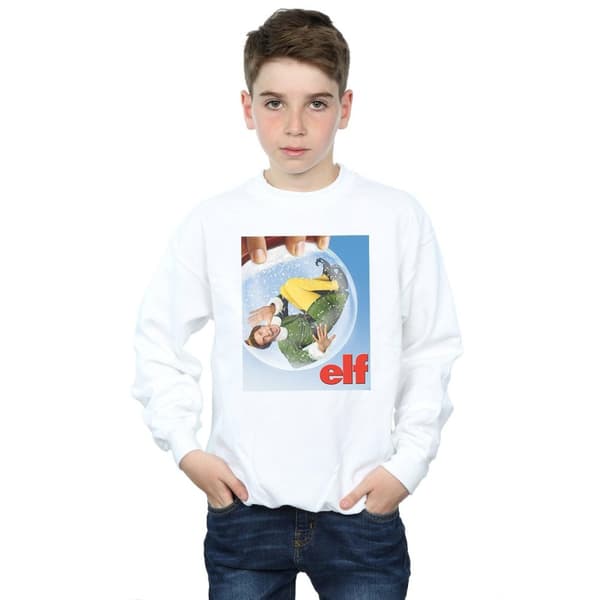 Elf Pojkar Snow Globe Poster Sweatshirt