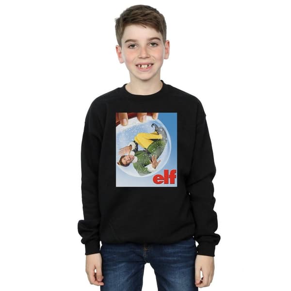 Elf Pojkar Snow Globe Poster Sweatshirt