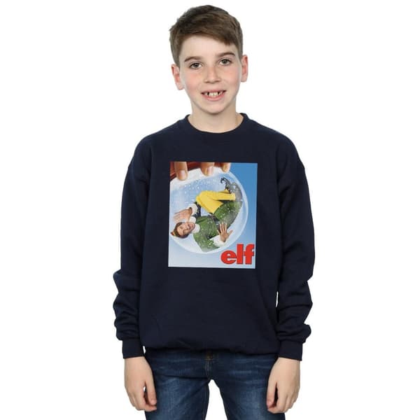 Elf Pojkar Snow Globe Poster Sweatshirt