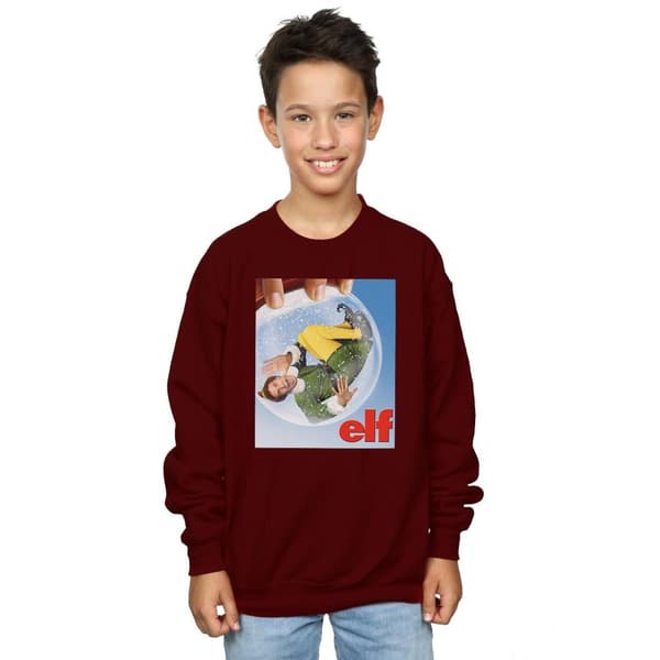 Elf Pojkar Snow Globe Poster Sweatshirt