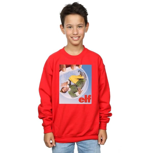 Elf Pojkar Snow Globe Poster Sweatshirt
