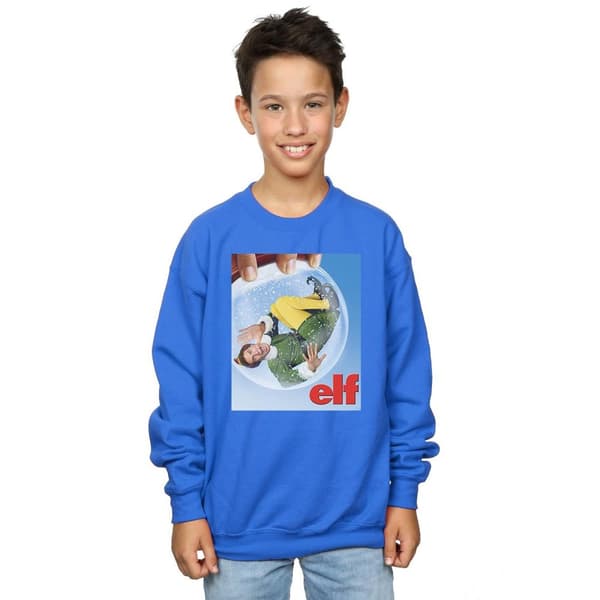 Elf Pojkar Snow Globe Poster Sweatshirt