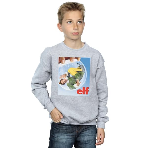 Elf Pojkar Snow Globe Poster Sweatshirt
