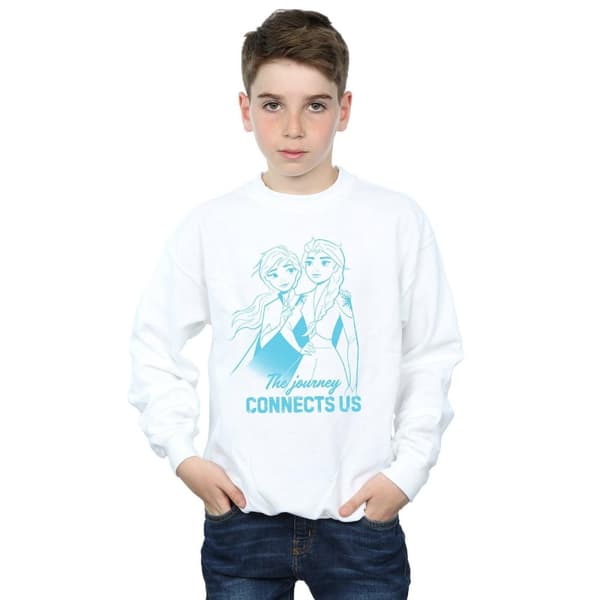 Disney Pojkar Frozen 2 Elsa och Anna The Journey Connects Us Sweatshirt