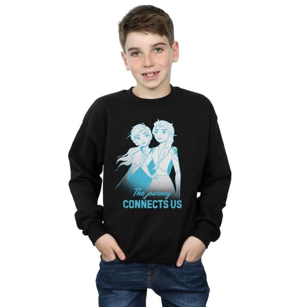 Disney Pojkar Frozen 2 Elsa och Anna The Journey Connects Us Sweatshirt