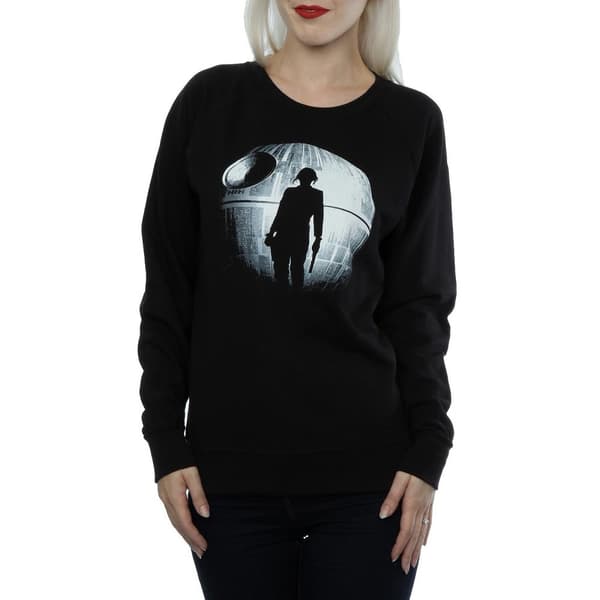 Star Wars Dam/Tjej Rogue One Dödsstjärnan Jyn Silhouette Sweatshirt