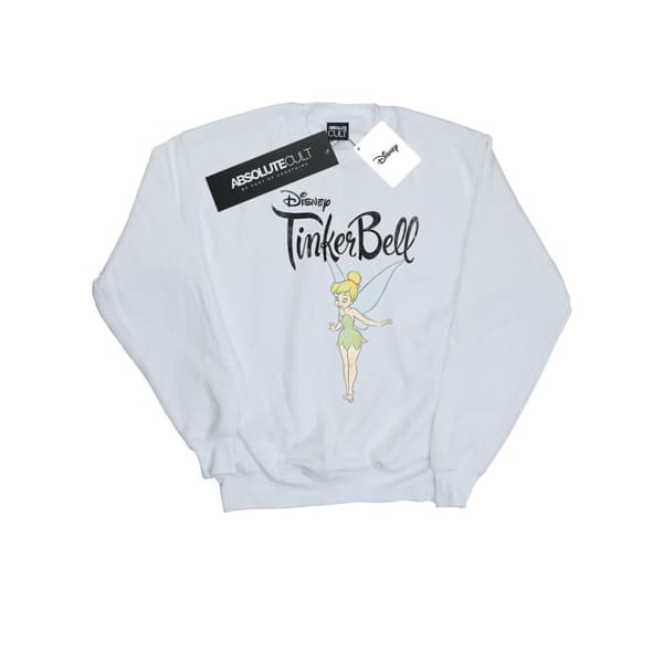 Disney Pojkar Tinker Bell Flying Tink Sweatshirt White 12-13 Years