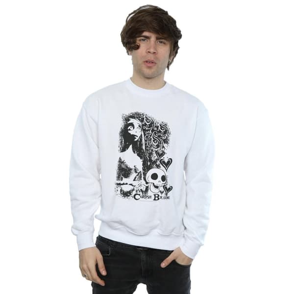 Corpse Bride Sweatshirt med Skull-logga, herr