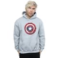 Miniatyrbilde 2 av 3: Marvel Mens Captain America Splatter Shield Hoodie