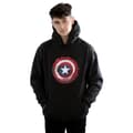 Miniatyrbild 2 av 3: Marvel Captain America Splatter Shield-hoodie för herrar