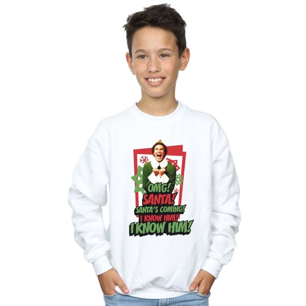 Elf Boys OMG Santa Sweatshirt