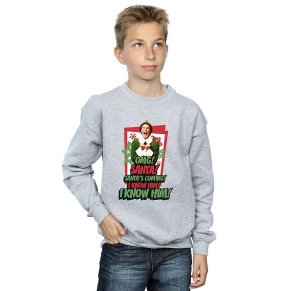 Elf Boys OMG Santa Sweatshirt