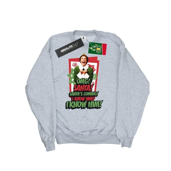 Elf Boys OMG Santa Sweatshirt