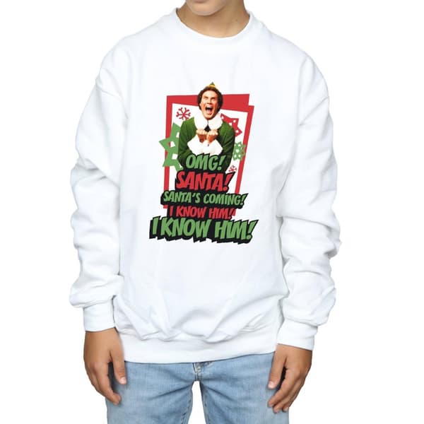 Elf Boys OMG Santa Sweatshirt