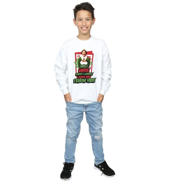 Elf Boys OMG Santa Sweatshirt