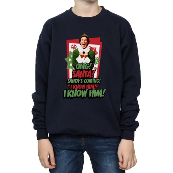 Elf Boys OMG Santa Sweatshirt