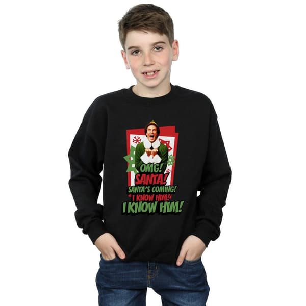 Elf Boys OMG Santa Sweatshirt