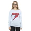 Miniatyrbillede 2 af 3: David Bowie Womens/Ladies Distressed Rebel Sweatshirt
