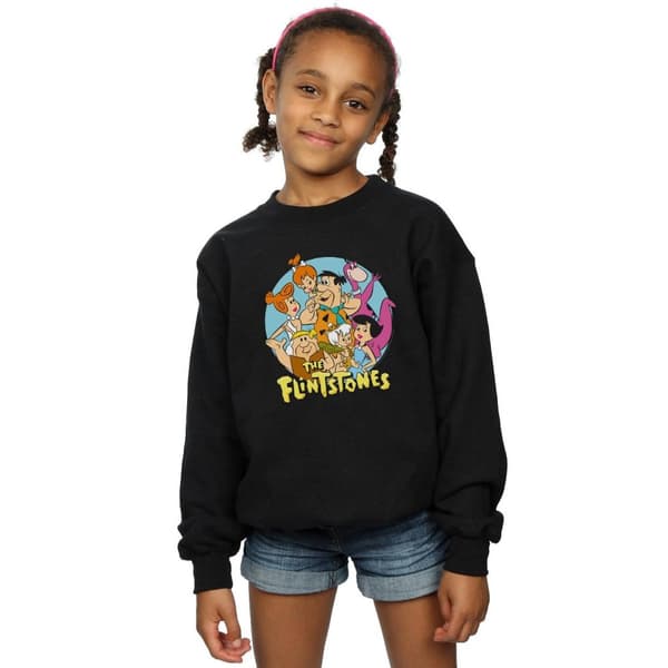 The Flintstones Girls Group Circle Sweatshirt