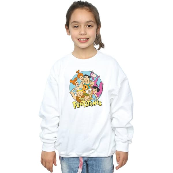 The Flintstones Girls Group Circle Sweatshirt