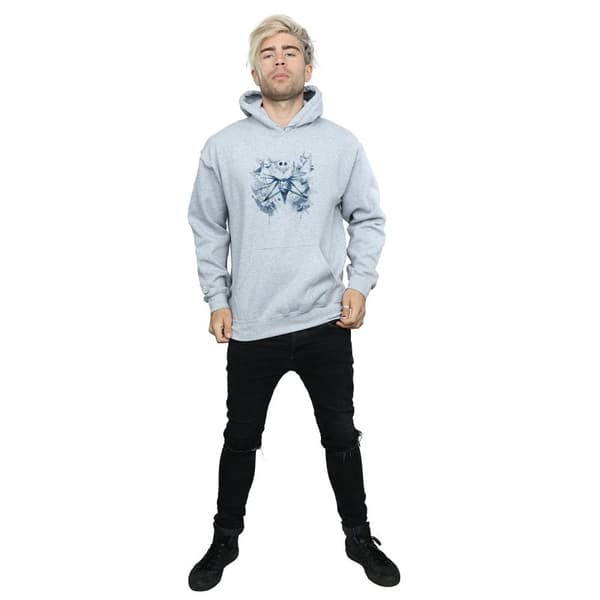 Disney Mens Nightmare Before Christmas Paint Spray Carers Hoodie