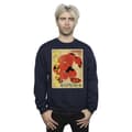 Miniatyrbilde 2 av 3: Disney Mens Big Hero 6 Baymax Baymax Newspaper Sweatshirt