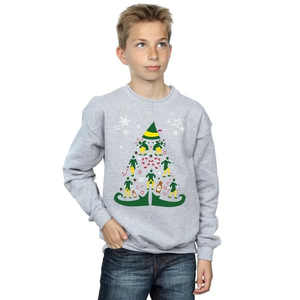 Elf Sweatshirt med julgran för pojkar
