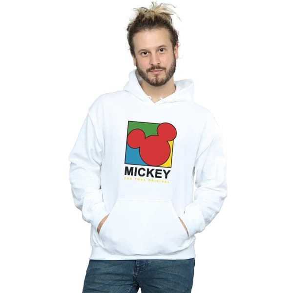 Disney Mens Mickey Mouse True 90s Hoodie