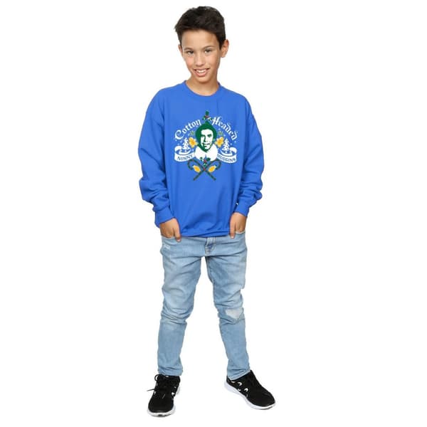 Elf Boys Headed Ninny Muggins Sweatshirt