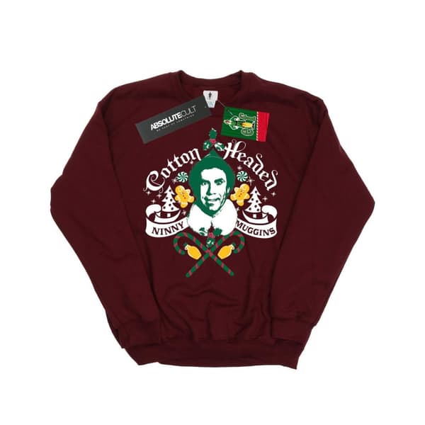 Elf Boys Headed Ninny Muggins Sweatshirt