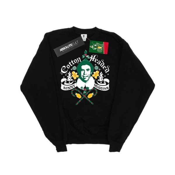Elf Boys Headed Ninny Muggins Sweatshirt