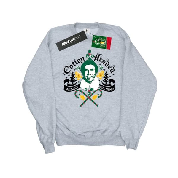 Elf Boys Headed Ninny Muggins Sweatshirt