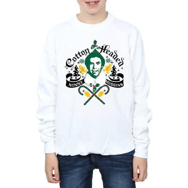 Elf Boys Headed Ninny Muggins Sweatshirt