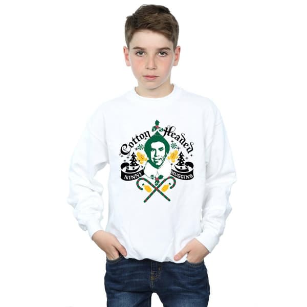 Elf Boys Headed Ninny Muggins Sweatshirt