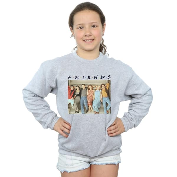 Friends Girls Group Photo Stairs Sweatshirt