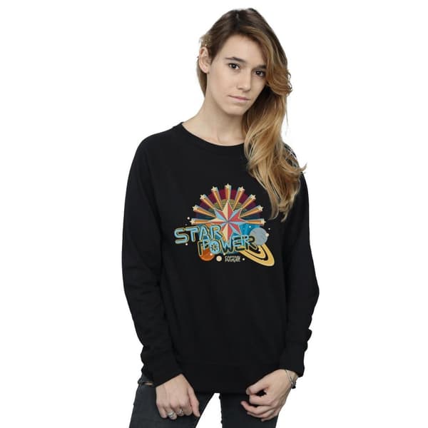 Marvel Womens/Ladies Captain Marvel Star Power Sweatshirt