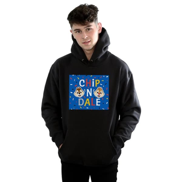 Disney Mens Chip N Dale Blue Frame Hoodie