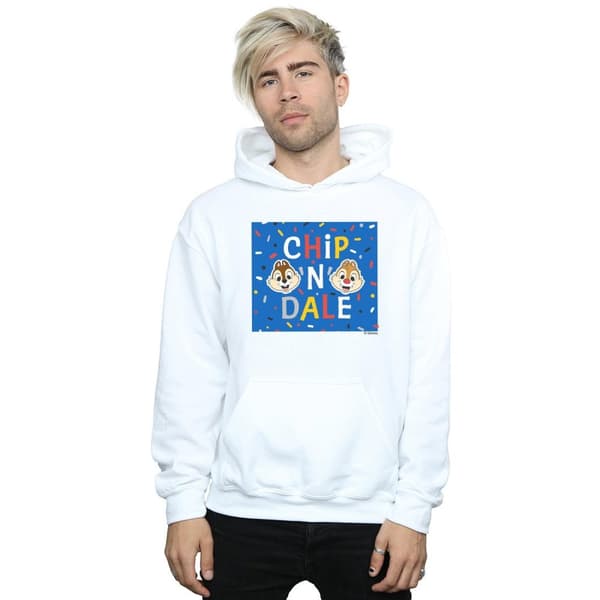 Disney Mens Chip N Dale Blue Frame Hoodie