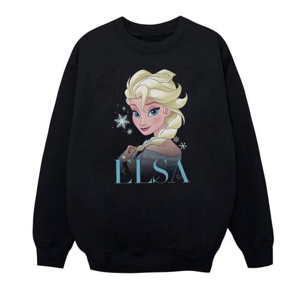 Disney Boys Frozen Elsa Snowflake Portrait Sweatshirt