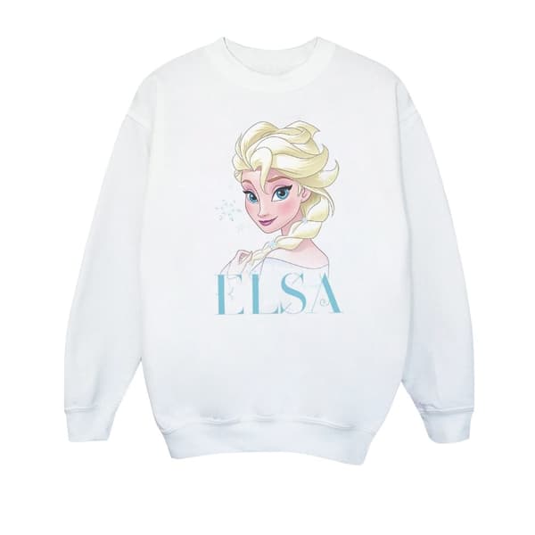 Disney Boys Frozen Elsa Snowflake Portrait Sweatshirt