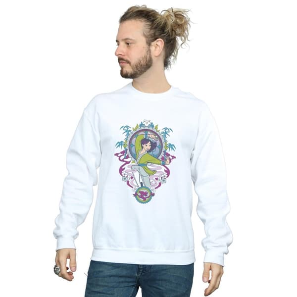 Disney Mens Mulan Ornamental Sweatshirt