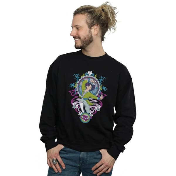 Disney Mens Mulan Ornamental Sweatshirt