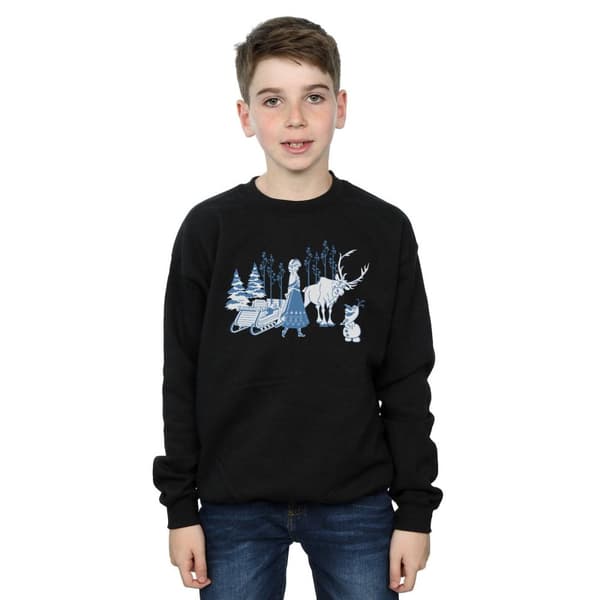 Disney Boys Frozen Anna Sven And Olaf Sweatshirt