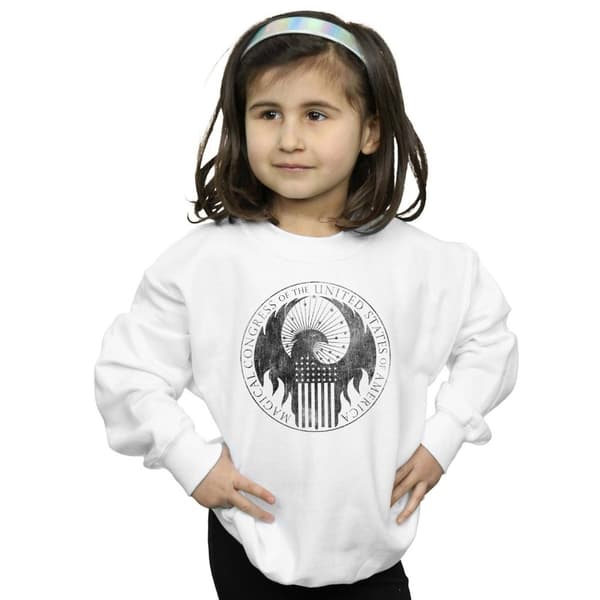 Fantastic Beasts Sweatshirt med tryck för flickor - Magical Congress