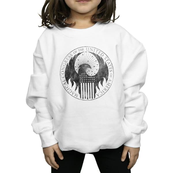 Fantastic Beasts Sweatshirt med tryck för flickor - Magical Congress