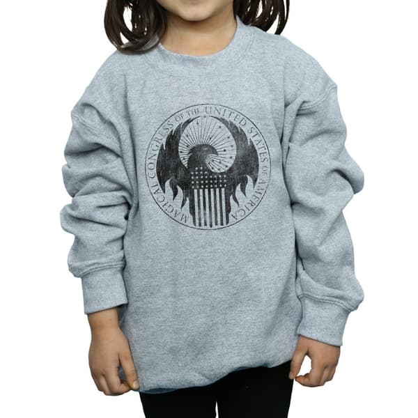 Fantastic Beasts Sweatshirt med tryck för flickor - Magical Congress