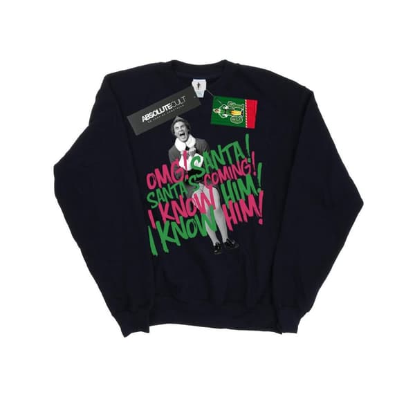 Elf Pojkar Santa´s Coming Sweatshirt