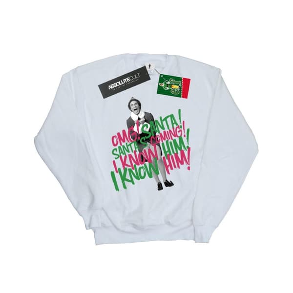 Elf Pojkar Santa´s Coming Sweatshirt