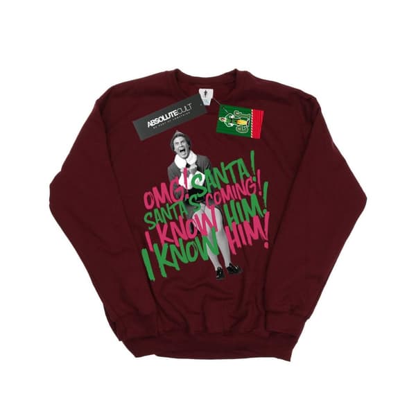 Elf Pojkar Santa´s Coming Sweatshirt